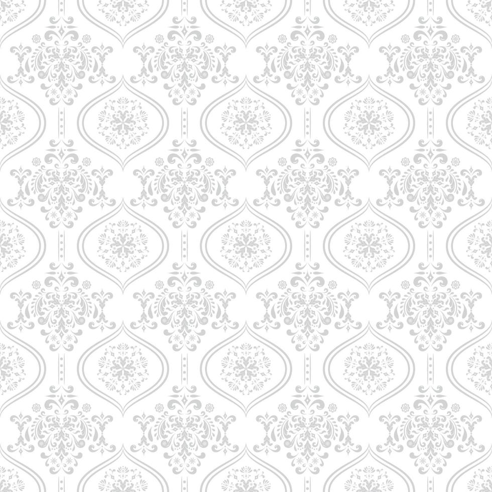 Vintage Luxury Damask Seamless Pattern vector