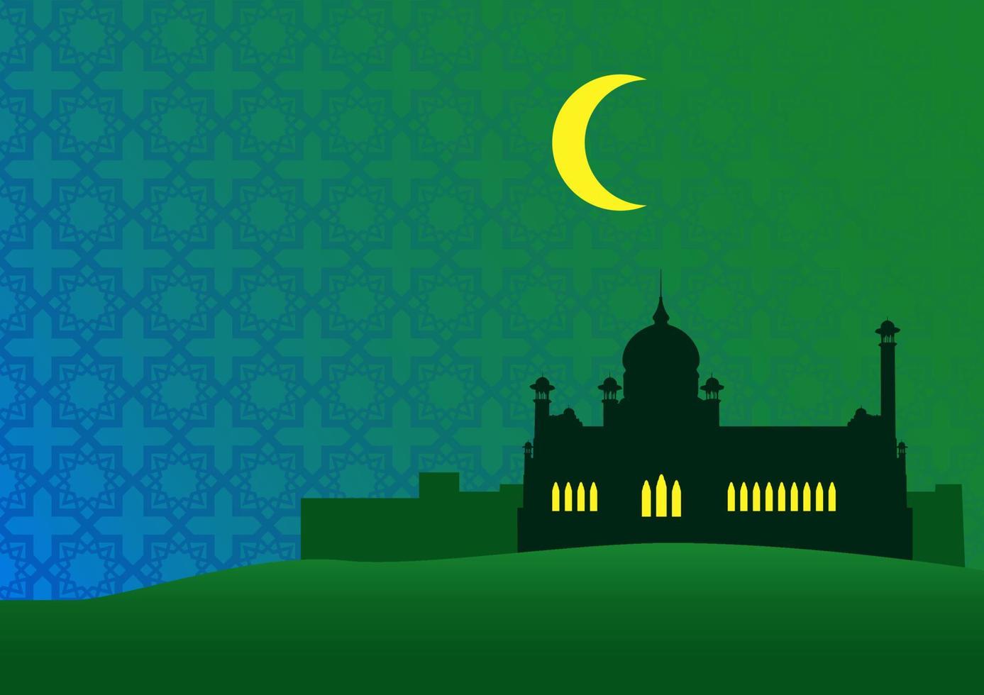 Illustration for month of Ramadan vector