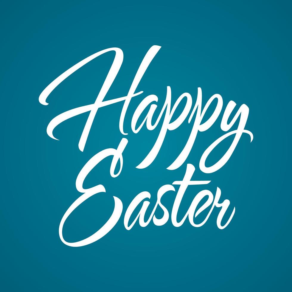 Happy Easter Text vector