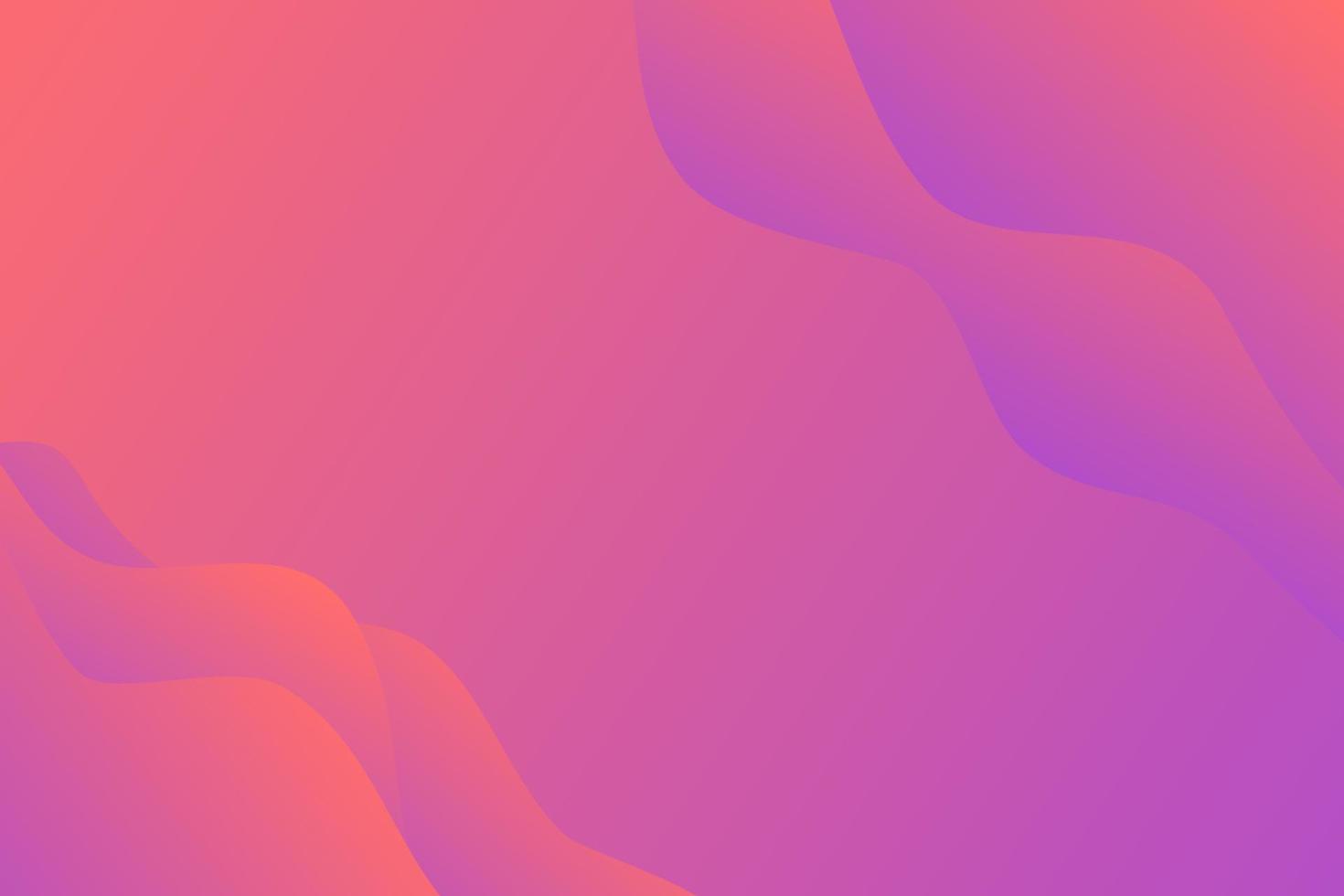 Wave gradient pink and purple abstract background vector design