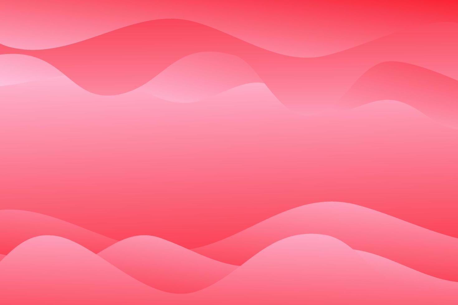 Wave gradient pink abstract background vector design