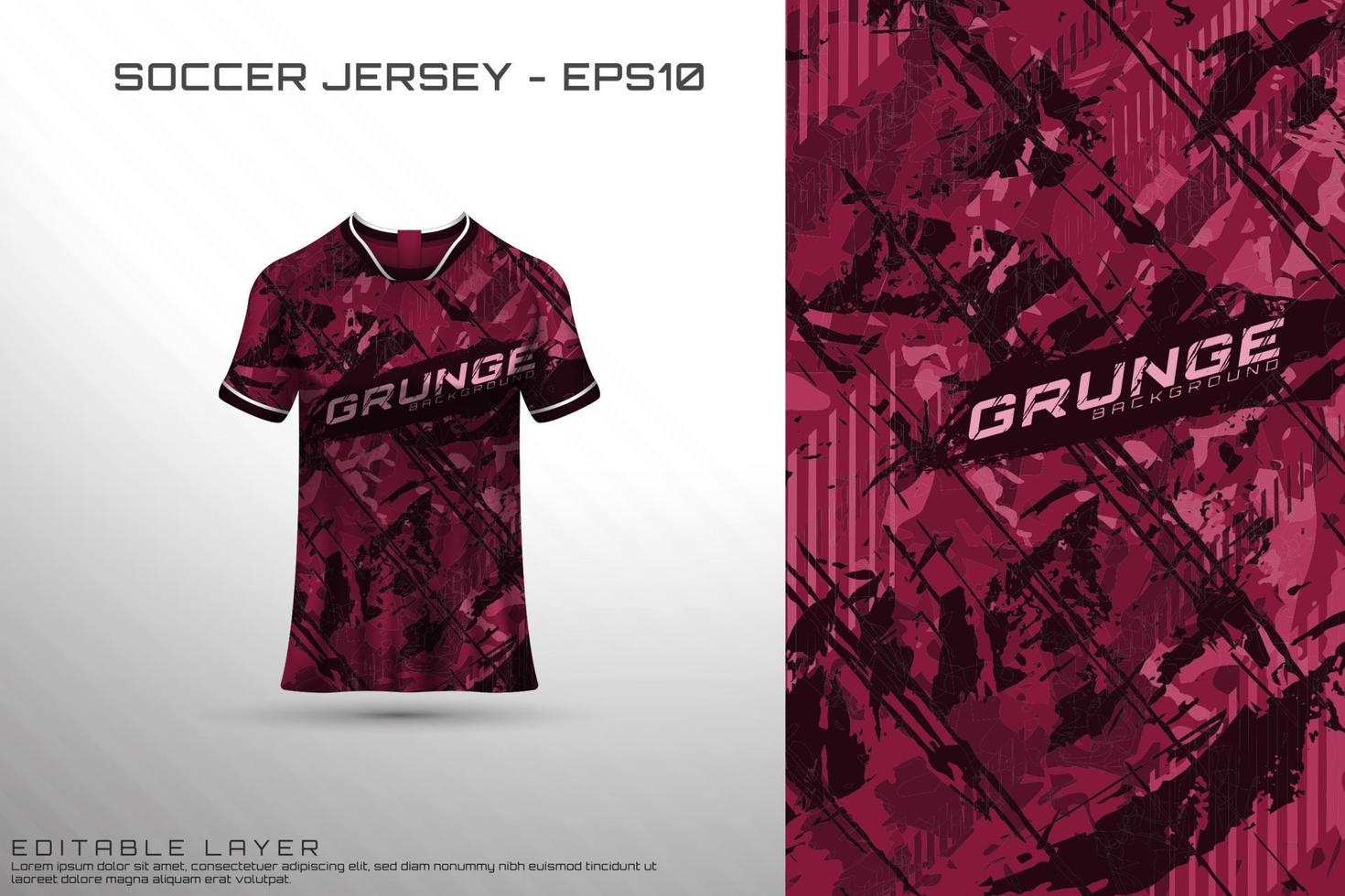 Sports jersey and t-shirt template sports jersey design vector mockup.