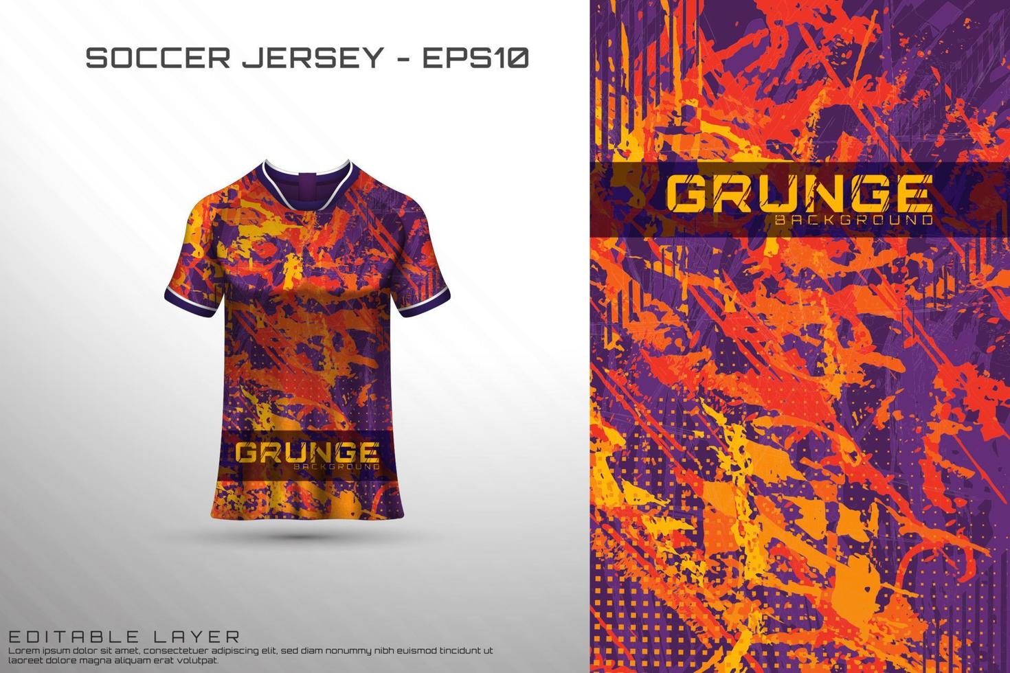 Sports jersey and t-shirt template sports jersey design vector mockup.