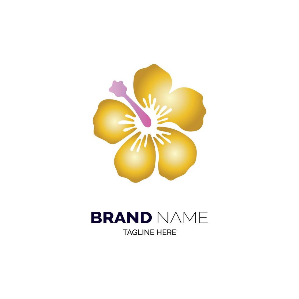 flower logo icon design template for brand or company and other vector