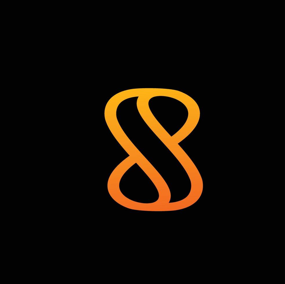 alphabet letter s logo vector illustration
