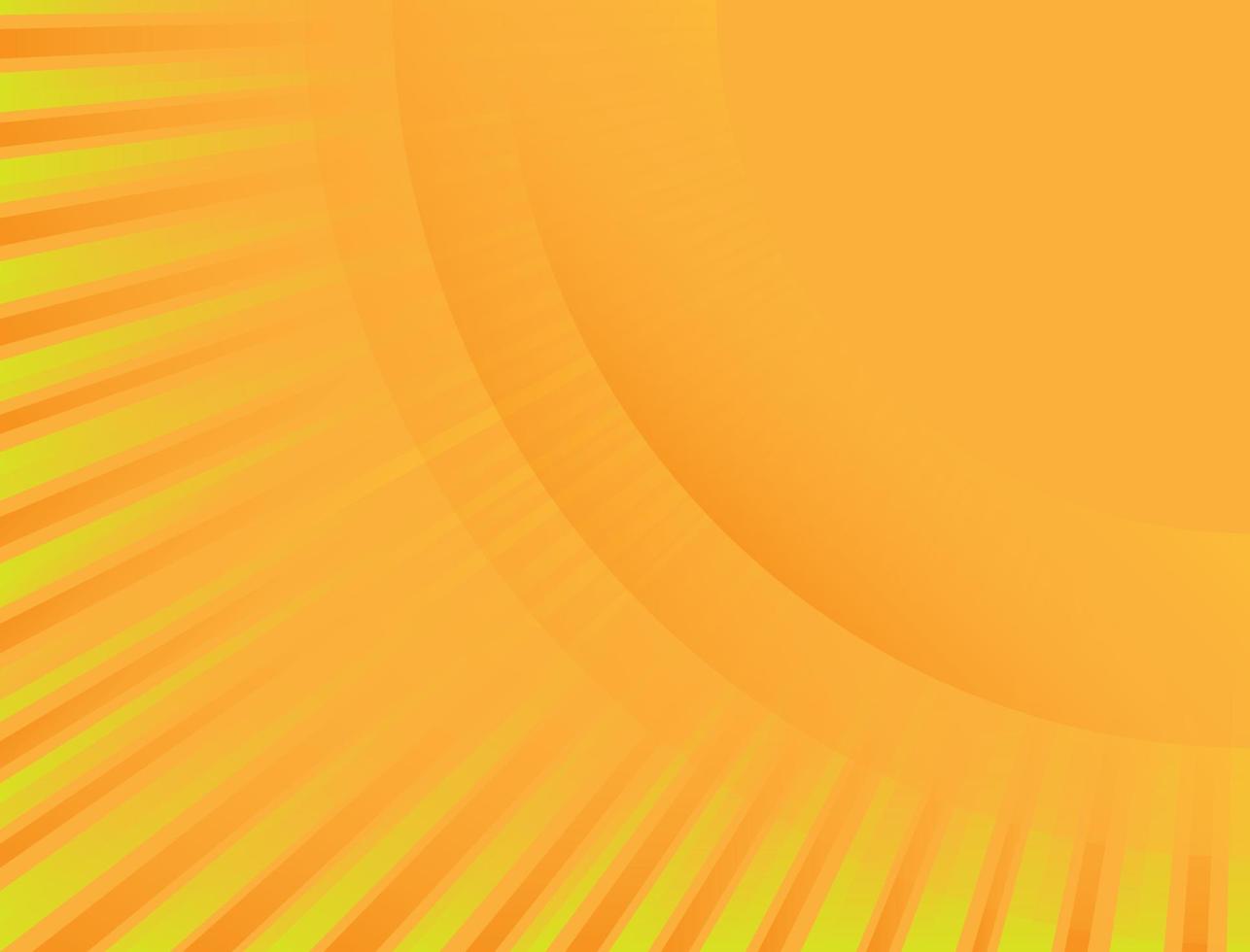 Abstract background with yellow light emanating from the hot circle vector