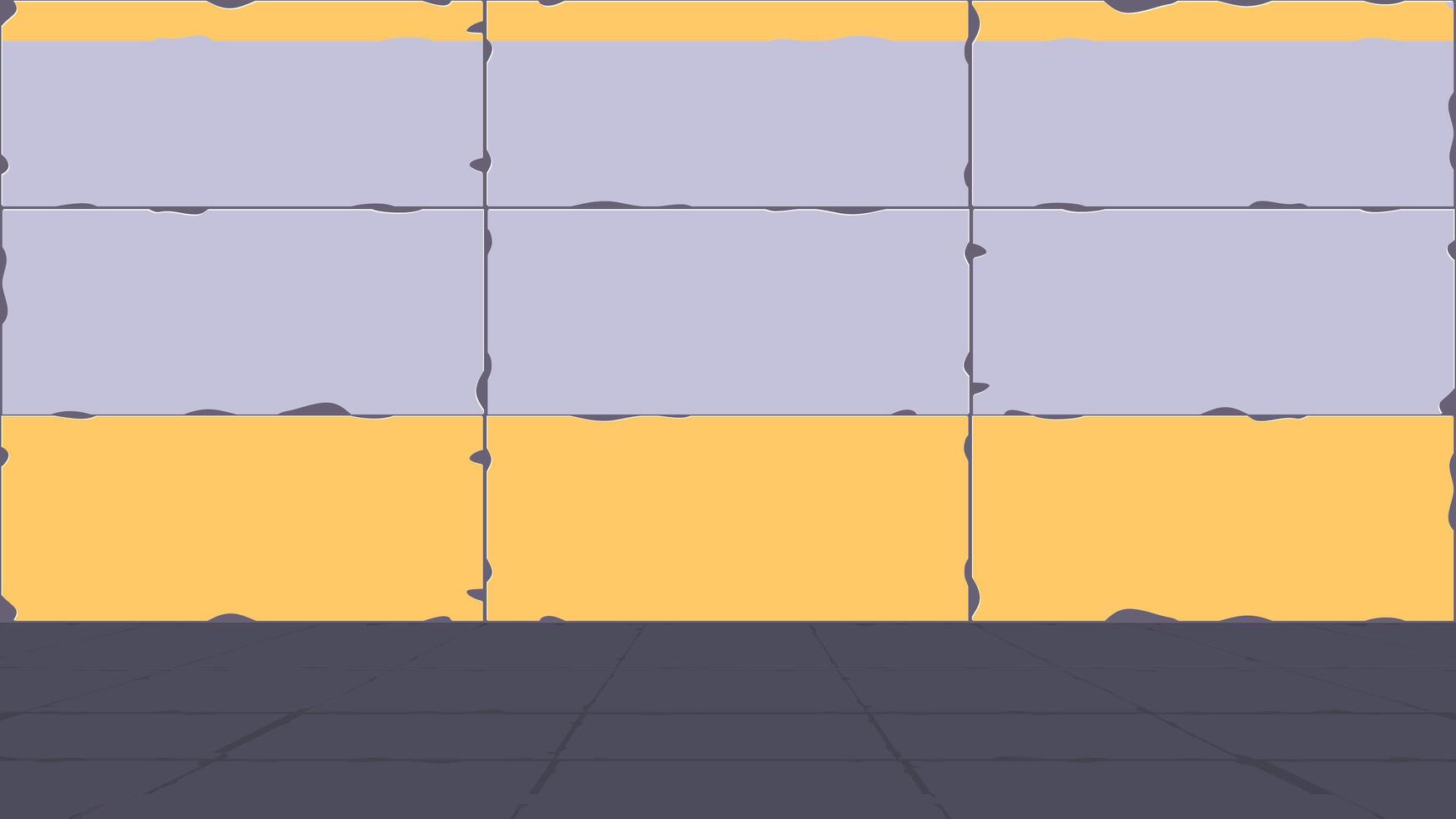 Empty room vector. Room for illustration of a bunker, laboratory or prison. Concrete wall. Vector. vector