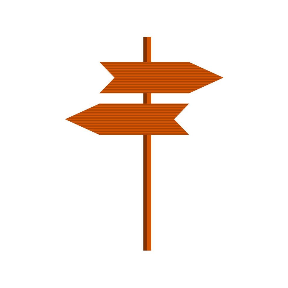 Direction board vector icon