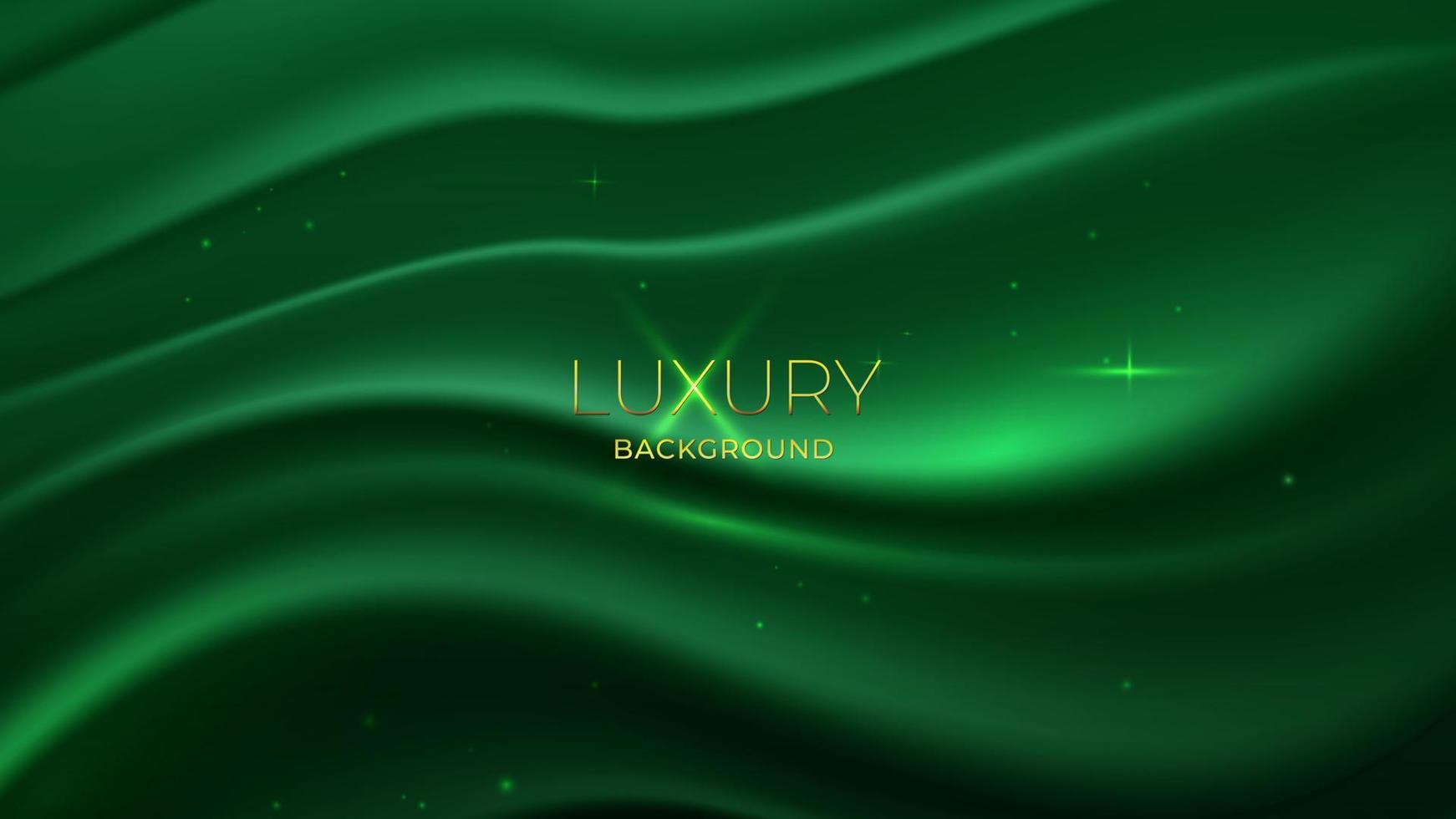 Fondo de premio con concepto de decoración elegante verde esmeralda vector