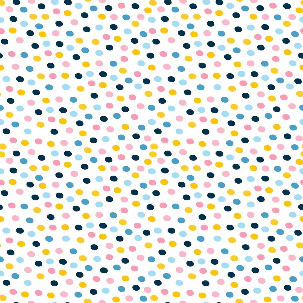 multicolored circles minimalistic childish print. Seamless pattern. simple background is ideal for printing, textiles, fabric, wallpaper, wrapping paper, scrubbing. Vector hand drawn illustration
