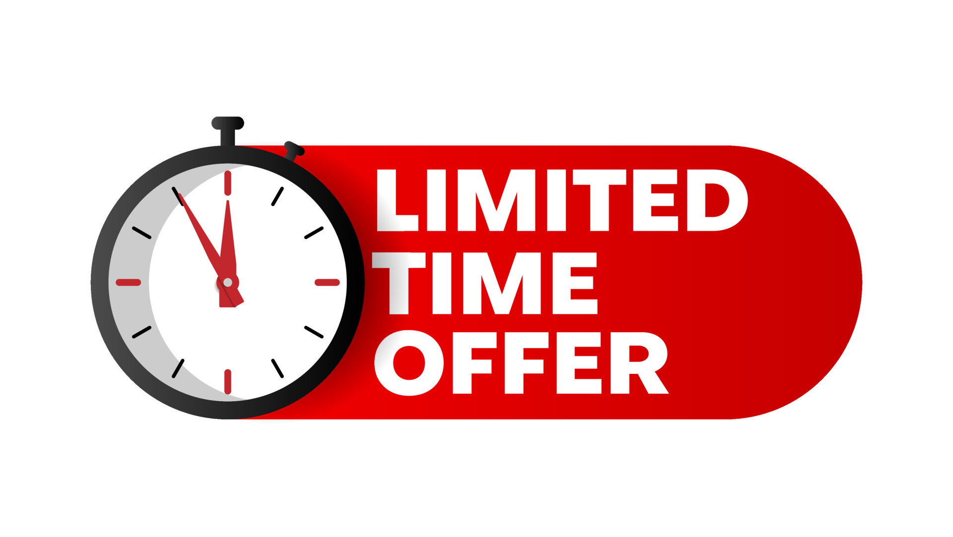 Limit offer. Limited time. Limited time offer. Предложение ограничено по времени. Time to offer.