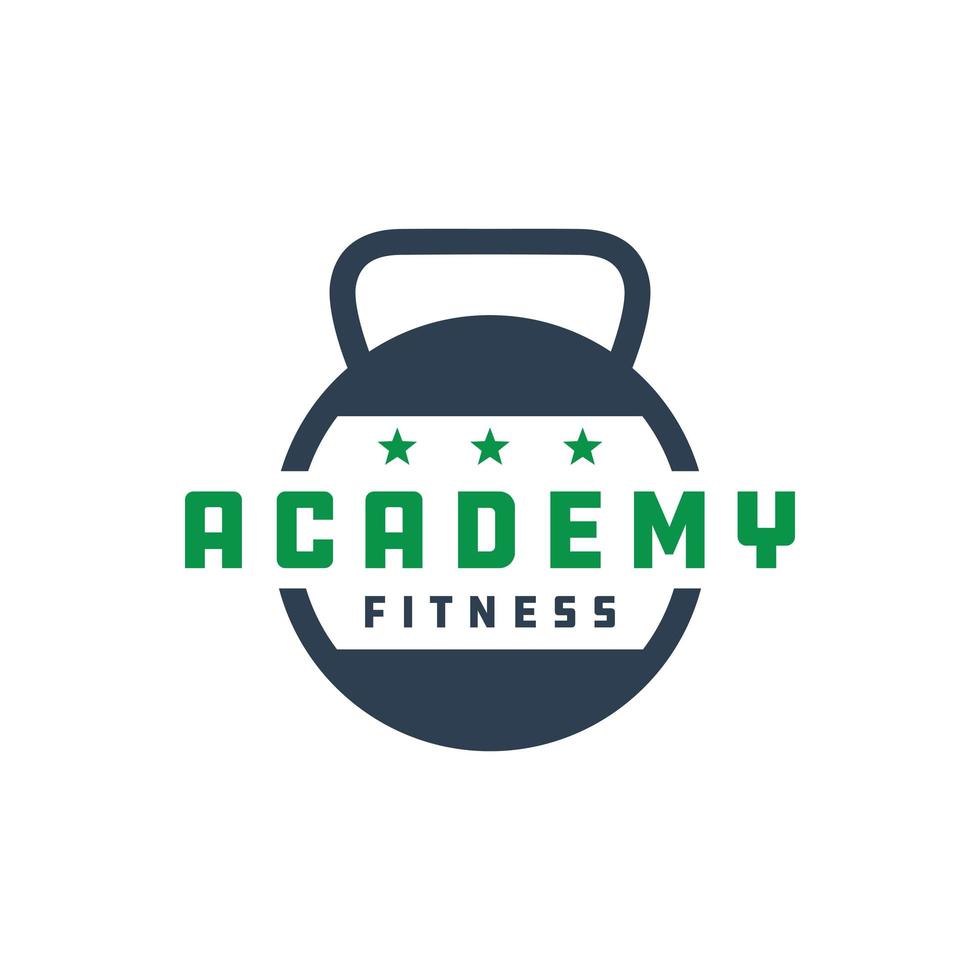 sports fitness education logo vector