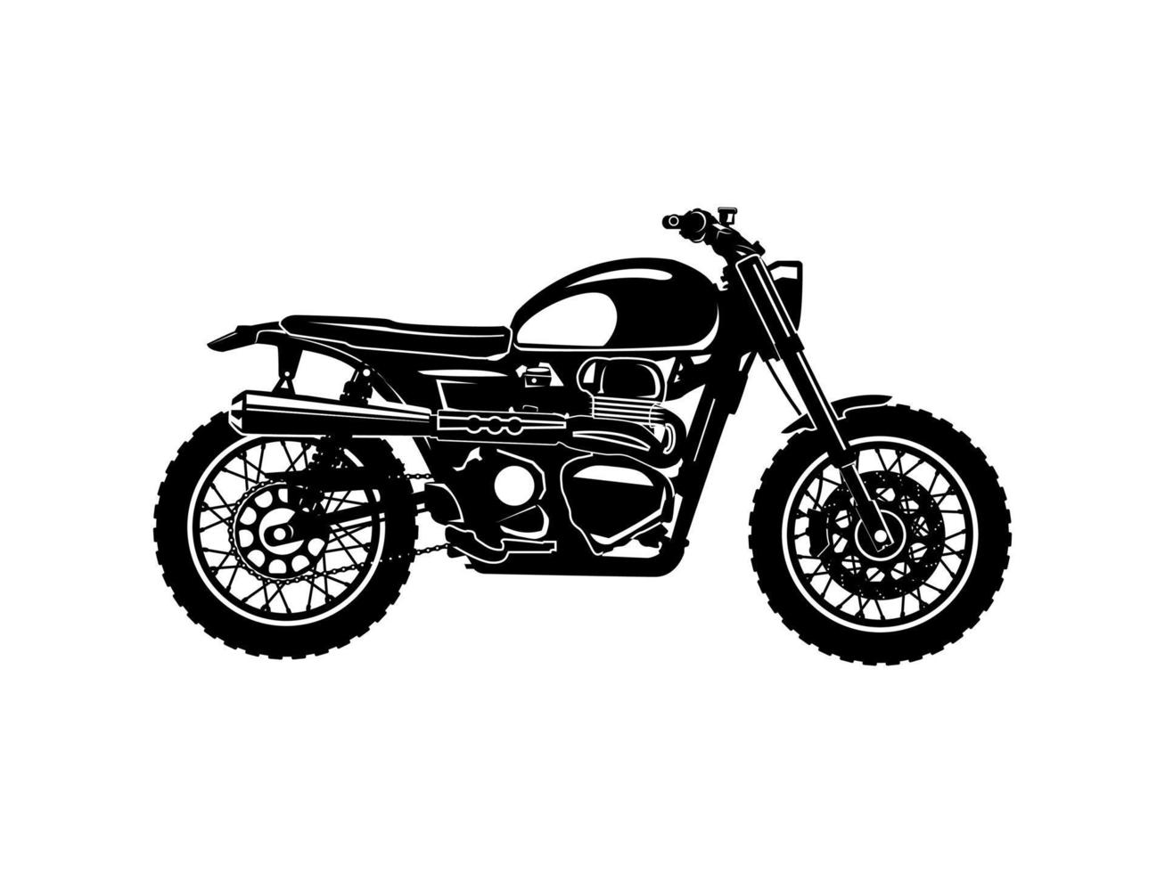 vector de motos scrambler