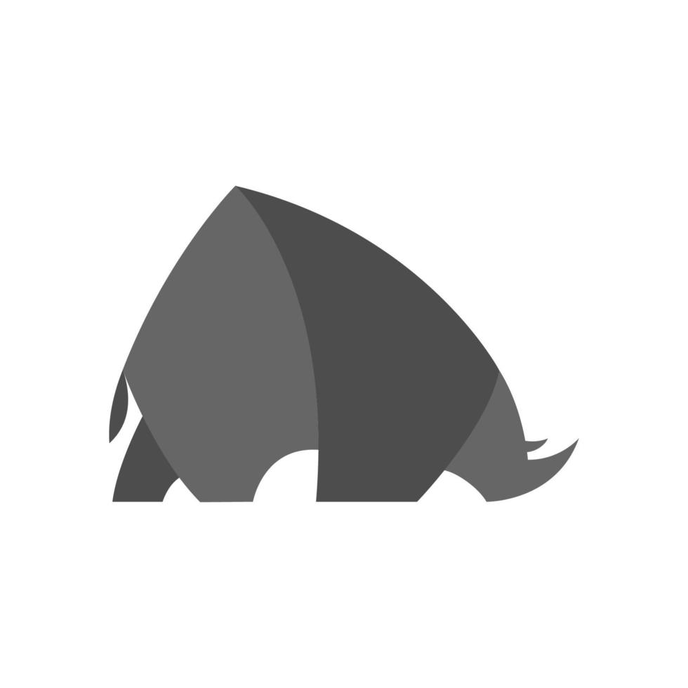 Rhino Logo Icon Symbol Vector Graphic Design