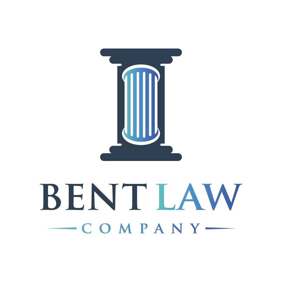 legal logo design vector