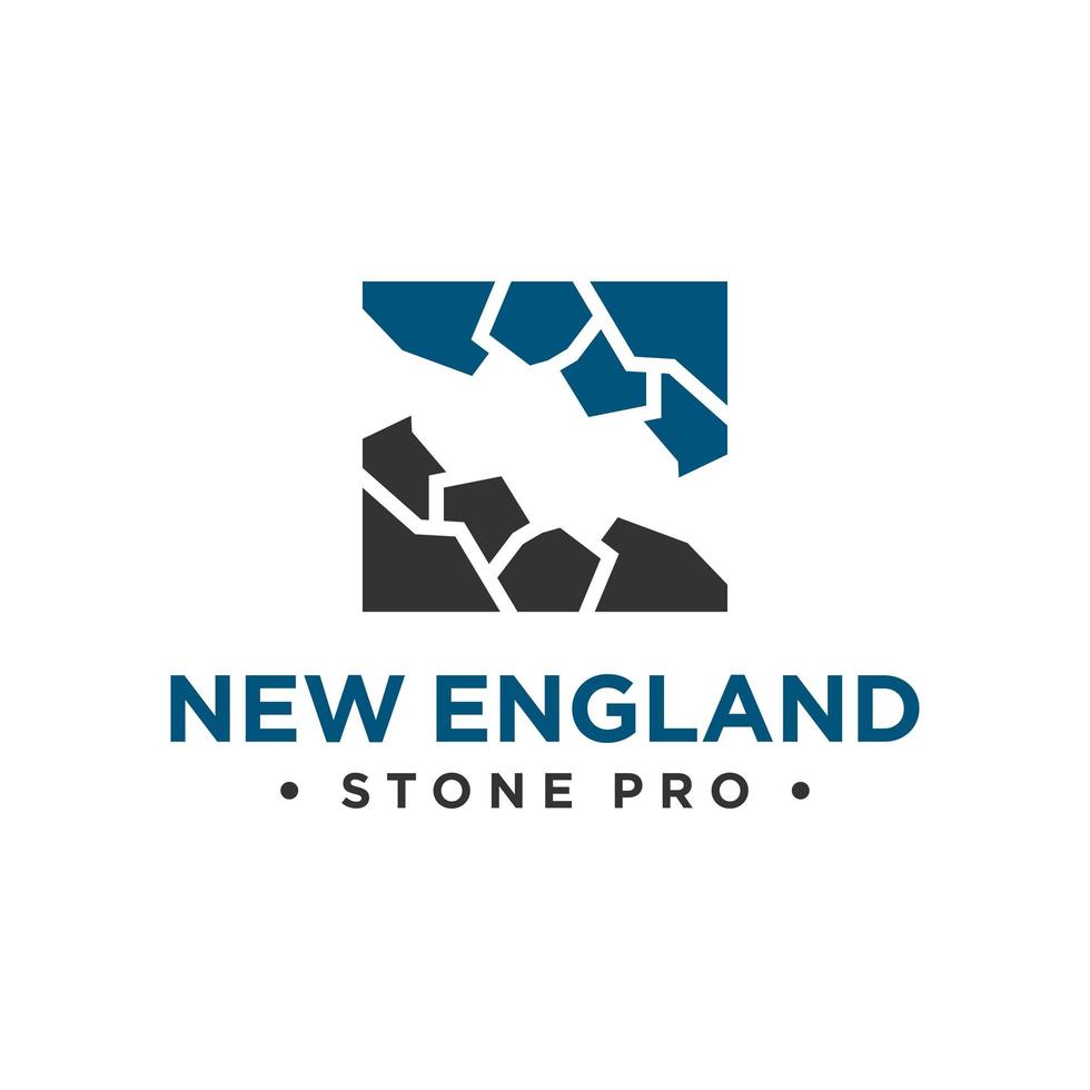 natural stone industry logo vector