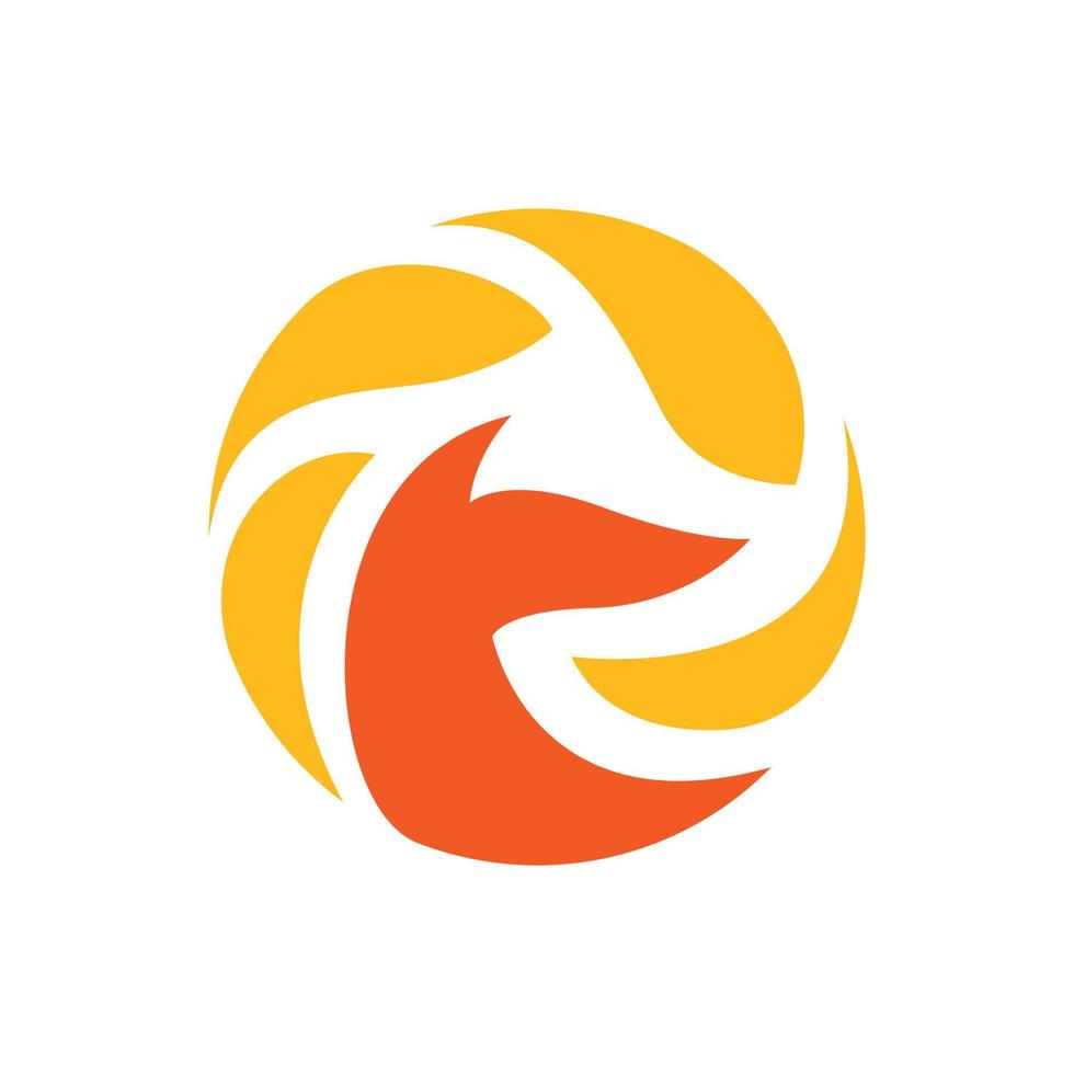 Fox logo icono símbolo vector diseño gráfico