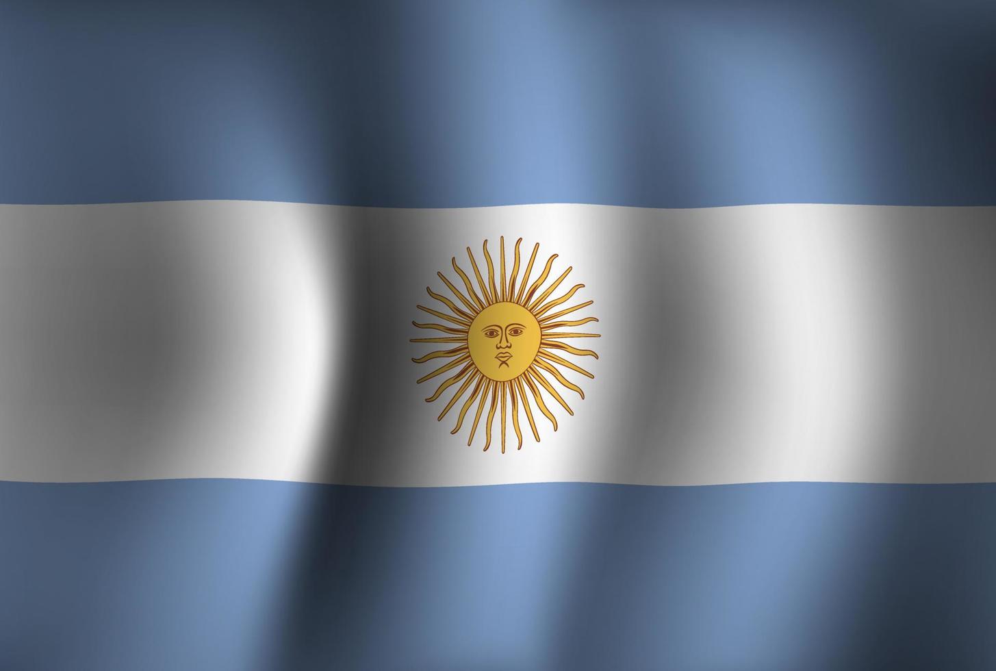 Fondo de bandera argentina ondeando 3d. fondo de pantalla de la bandera del  día de la independencia nacional 5021885 Vector en Vecteezy