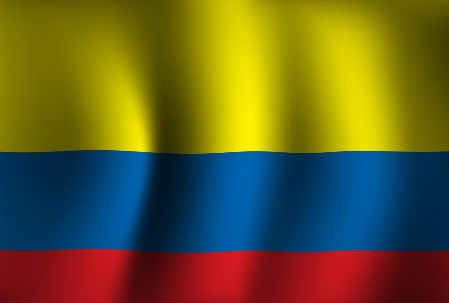 Fondo de bandera de colombia ondeando 3d. fondo de pantalla de la bandera  del día de la independencia nacional 5021894 Vector en Vecteezy
