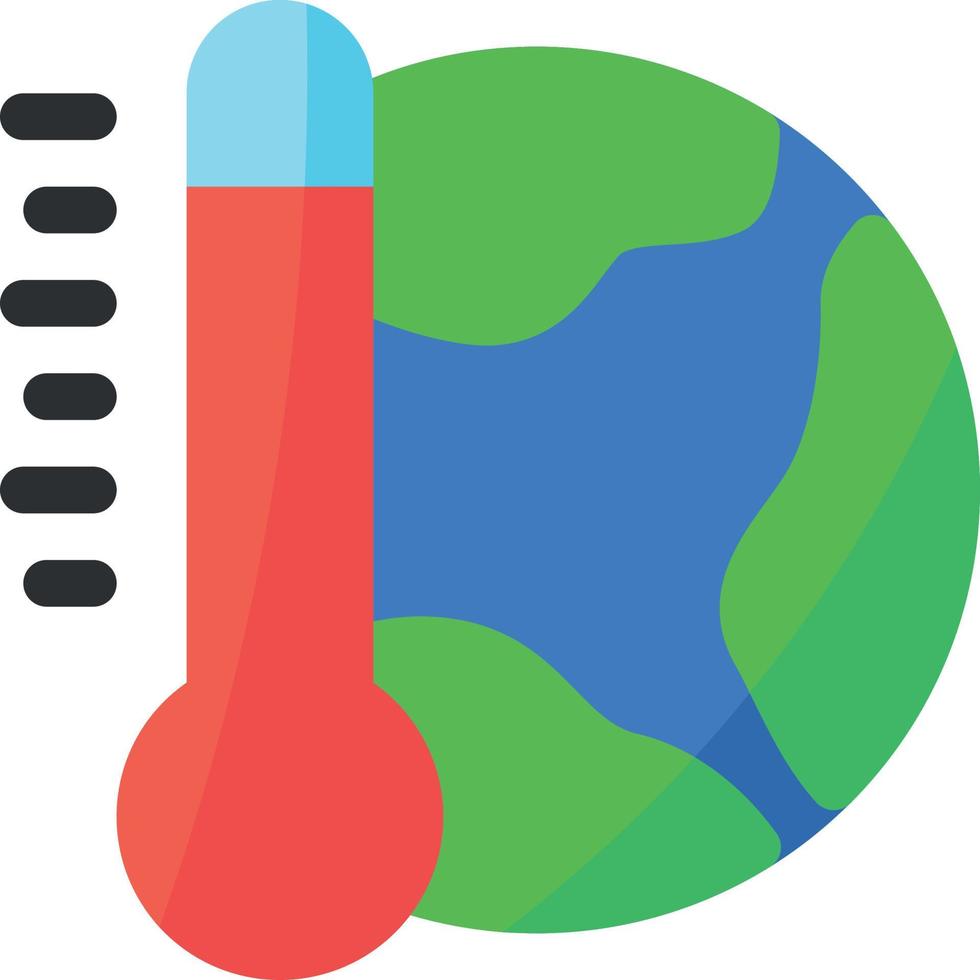 simple global warming vector icon, editable, 48 pixel