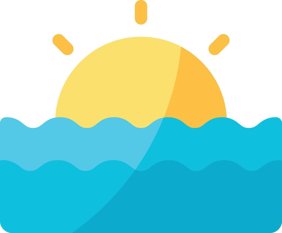 simple sunrise vector icon, editable, 48 pixel