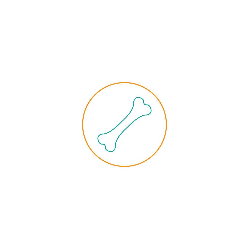 Bone logo vector template