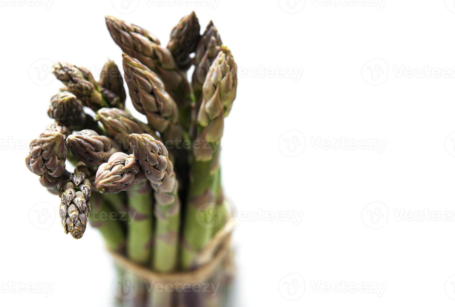 Fresh green asparagus photo