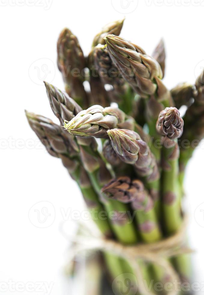 Fresh green asparagus photo