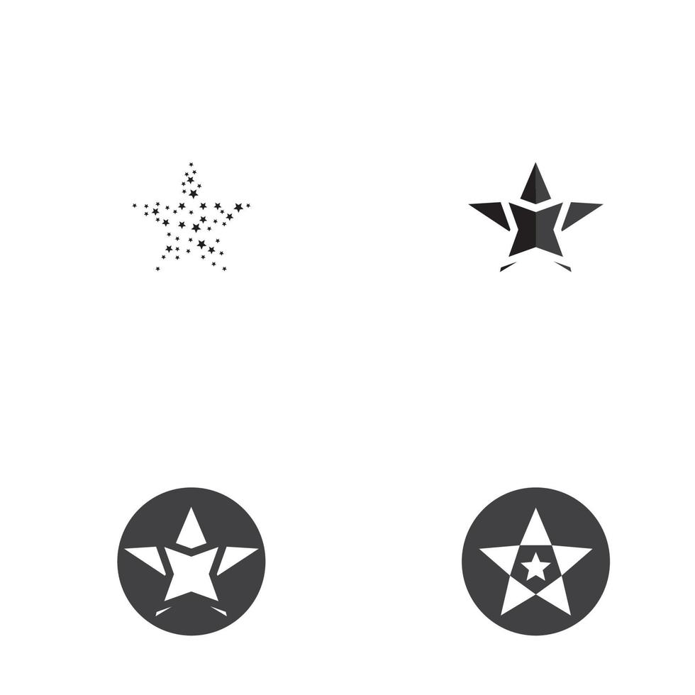 Star logo icon vector Template