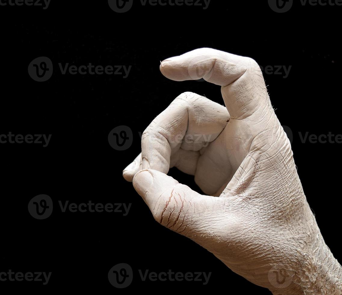 sign language letter x photo