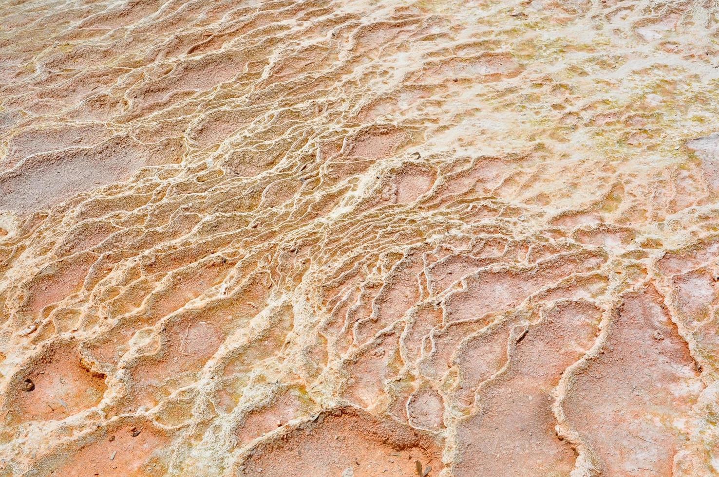 Turquía pamukkale textura del paisaje foto