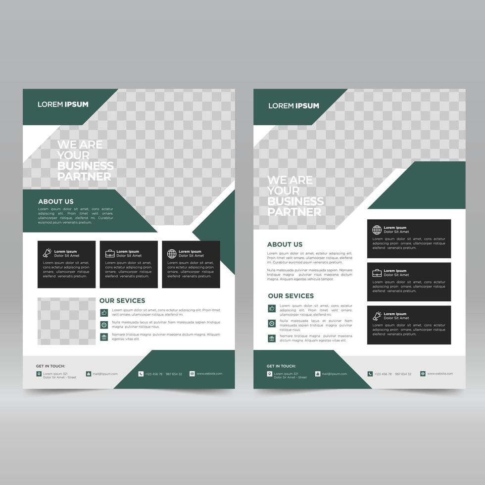 Corporate Poster, Flyer Design Template vector