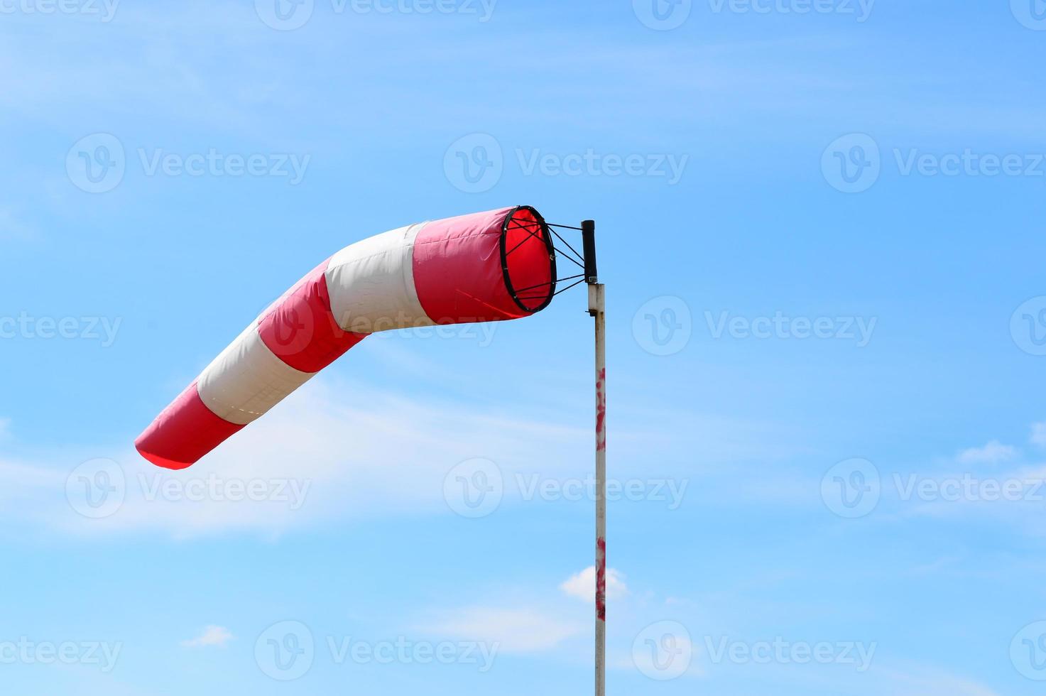 Wind indicator flag photo
