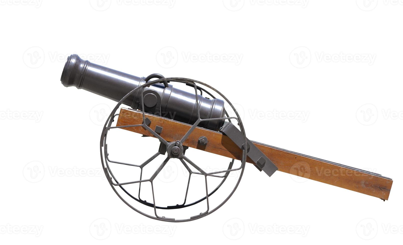 cannon gun  isolated photo