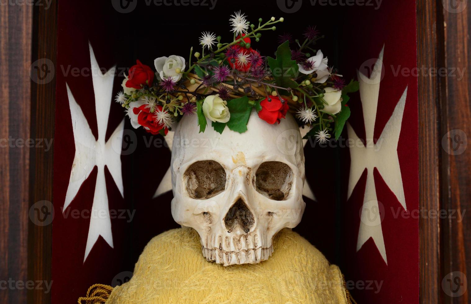 Knights Templars skull photo