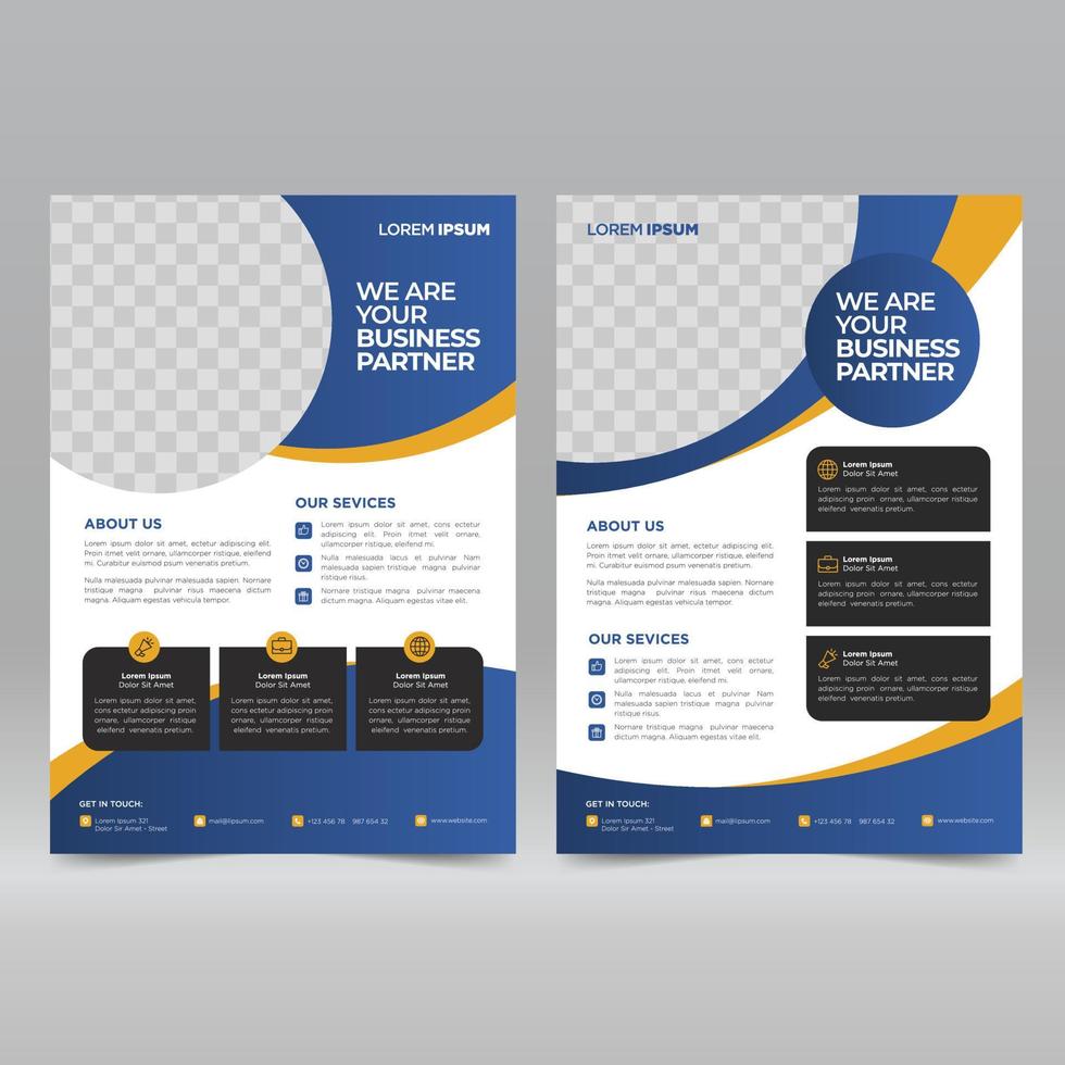 Corporate Poster, Flyer Design Template vector