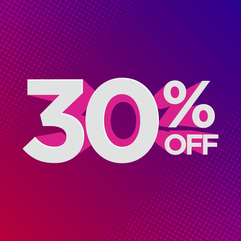 Percentage discount symbol vector