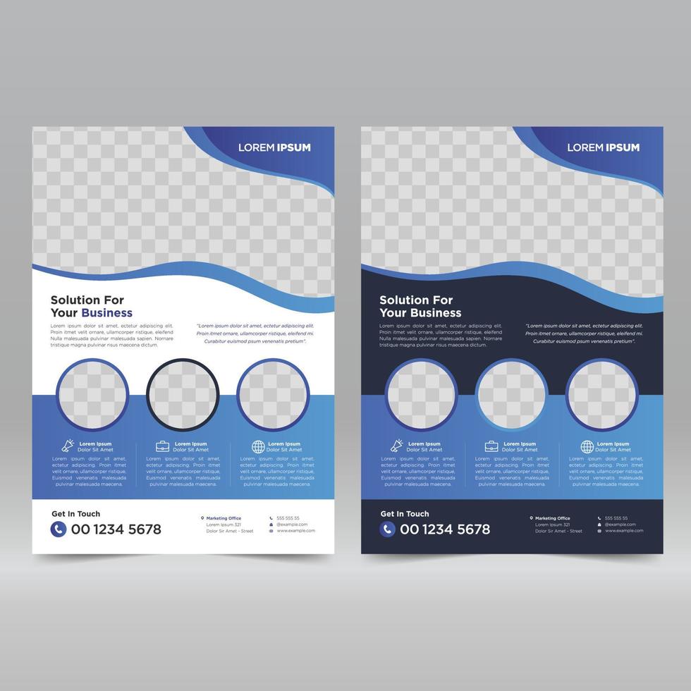 Corporate Poster, Flyer Design Template vector