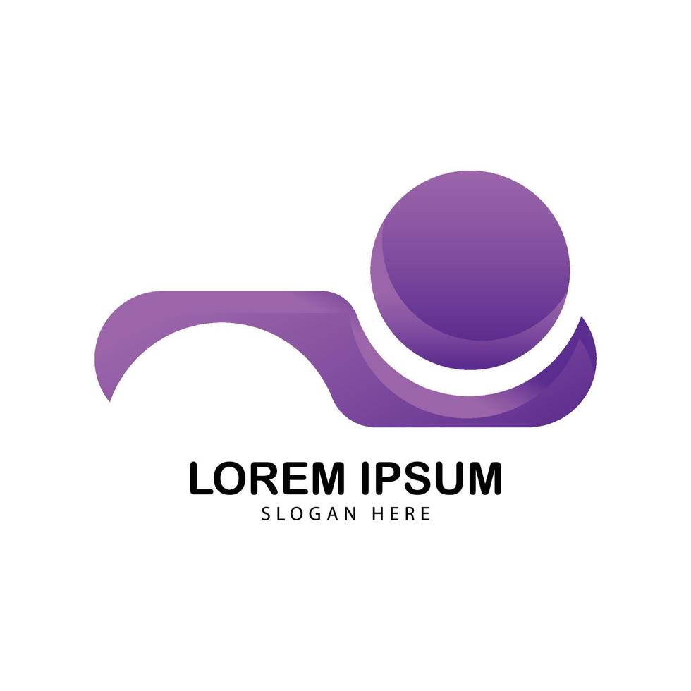 Letter N O gradient logotype with modern concept. design vector Illustration