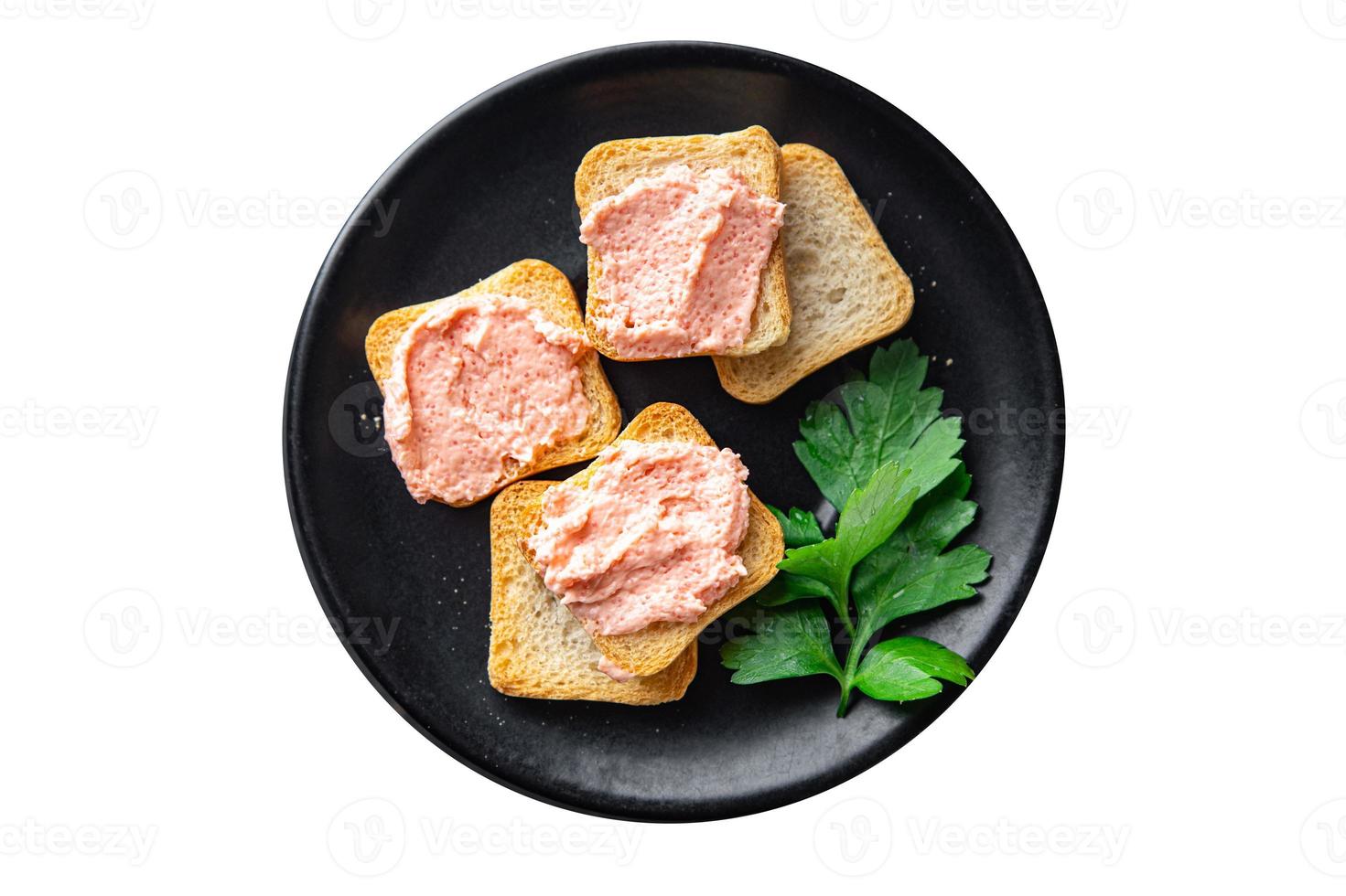 Capelin huevas caviar smorrebrod sandwich alimentos antecedentes foto