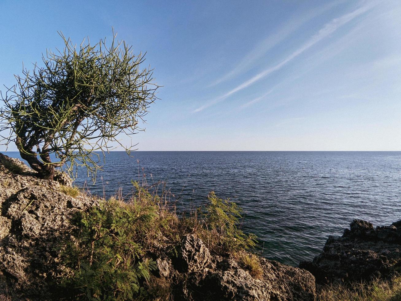 The atmosphere of the scenery at Dato Beach, Sulawesi, Indonesia photo