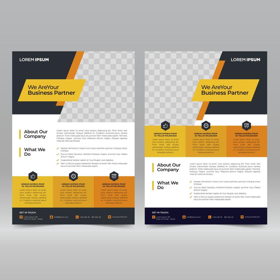 Corporate Poster, Flyer Design Template vector
