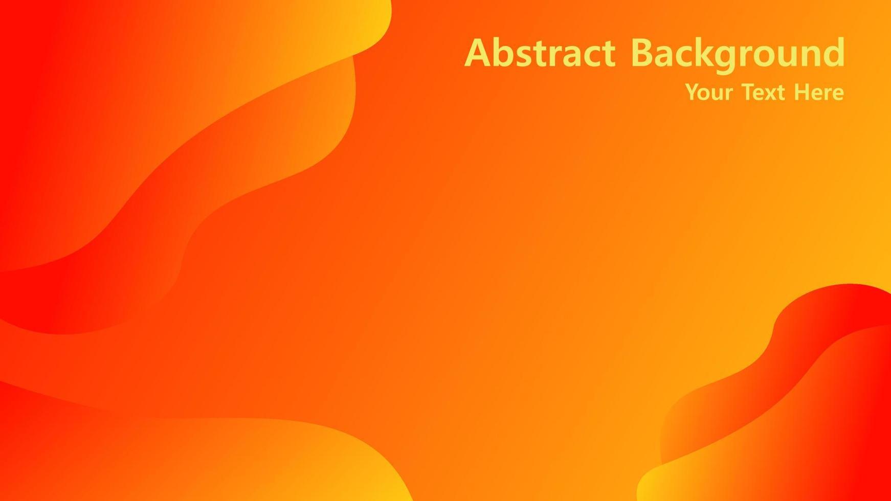bstract background. Orange elements with fluid gradient. Dynamic shapes composition. Eps10 vector