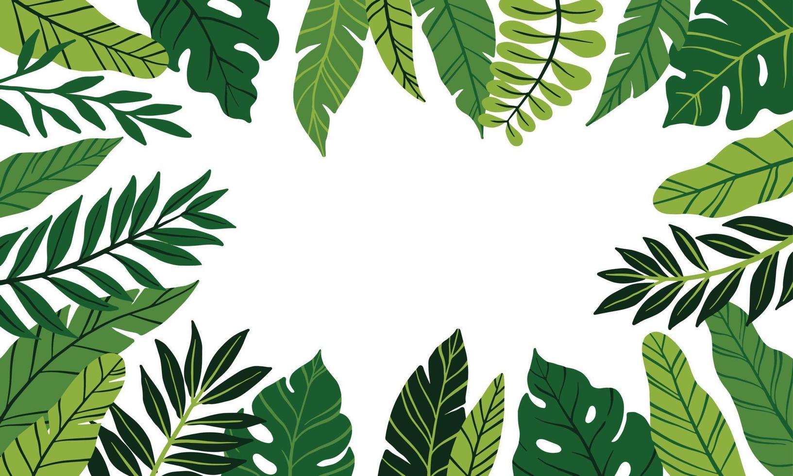 Nature illustration with copy space arrangement vector