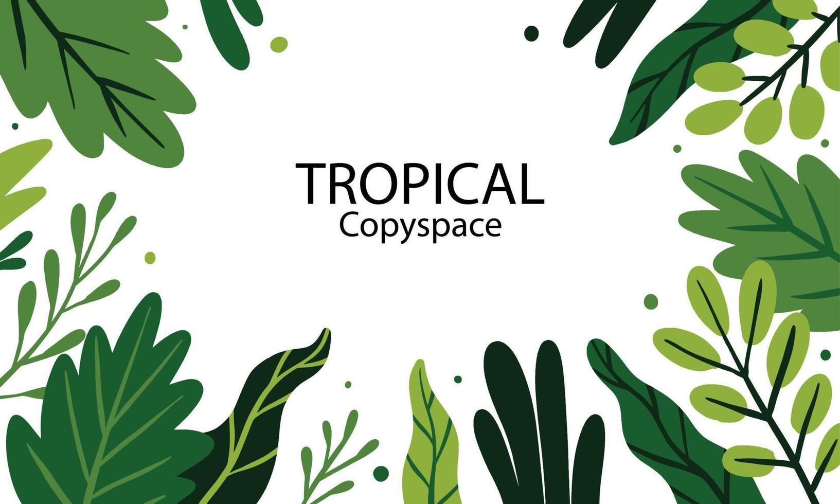 Nature illustration with copy space arrangement vector