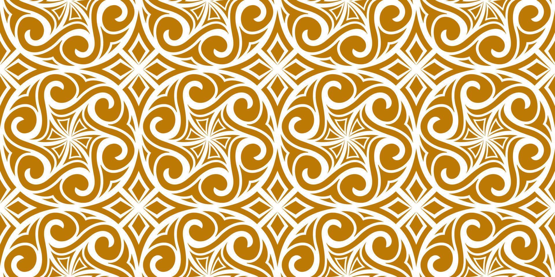 unique golden ethnic background vector