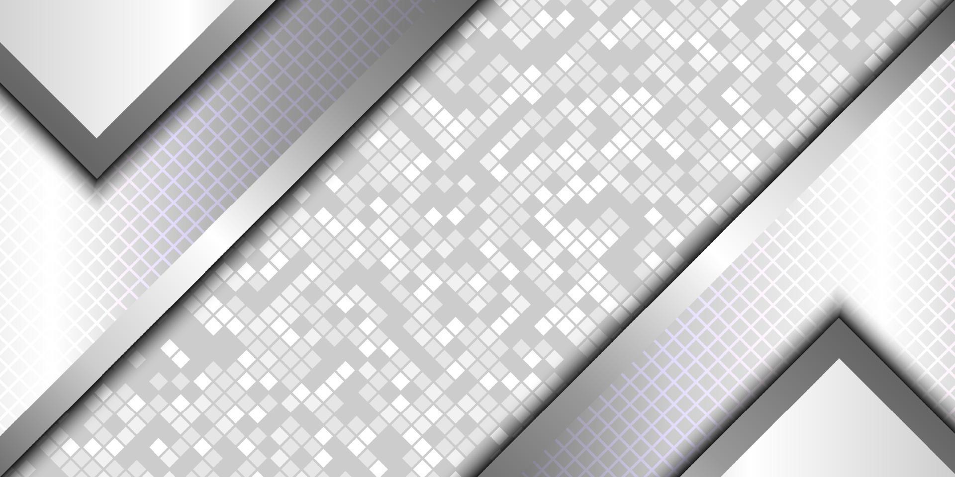 fondo blanco plateado de lujo único vector