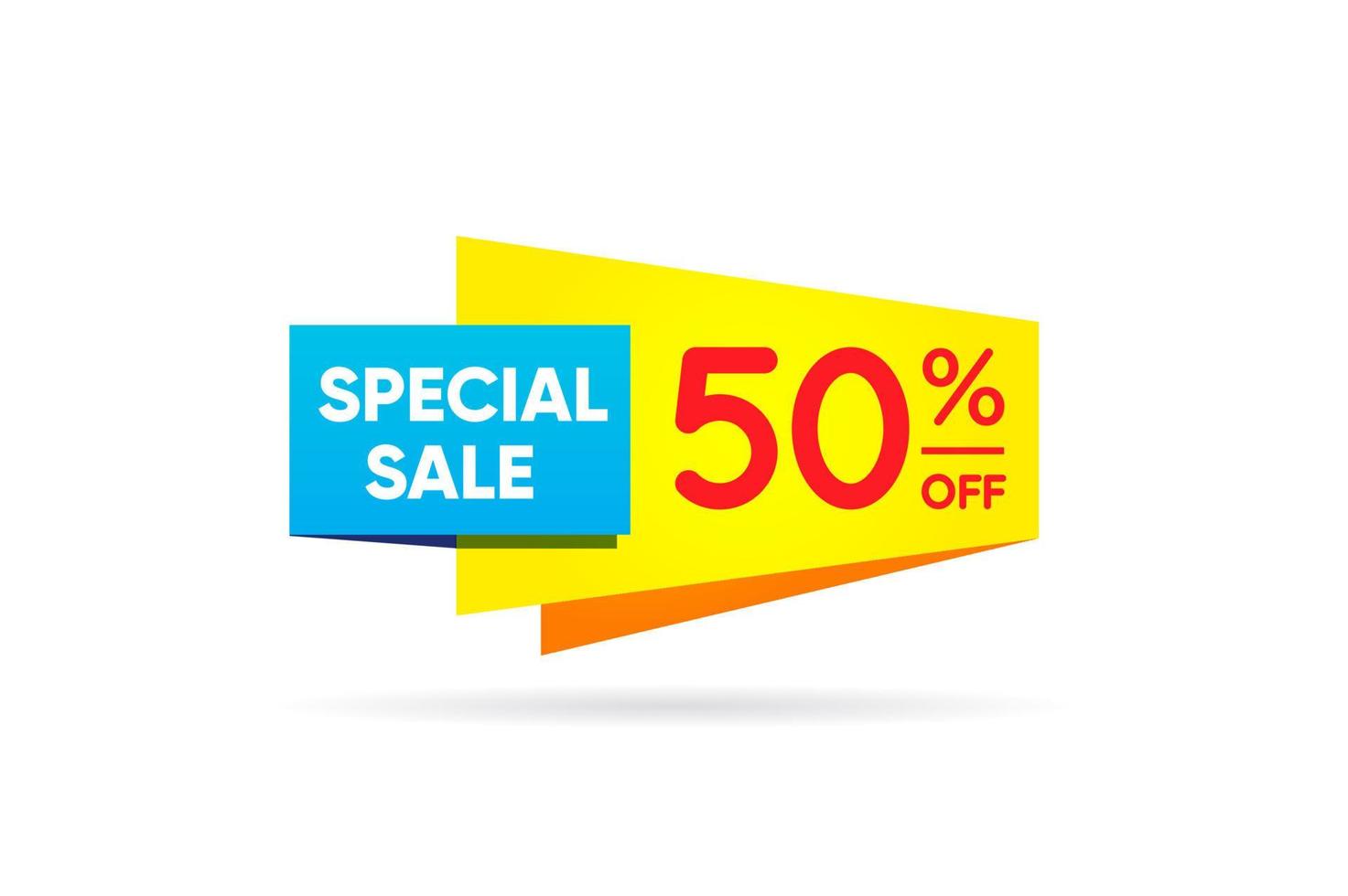 Sale banner template design, Big sale special offer. Vector illustration.