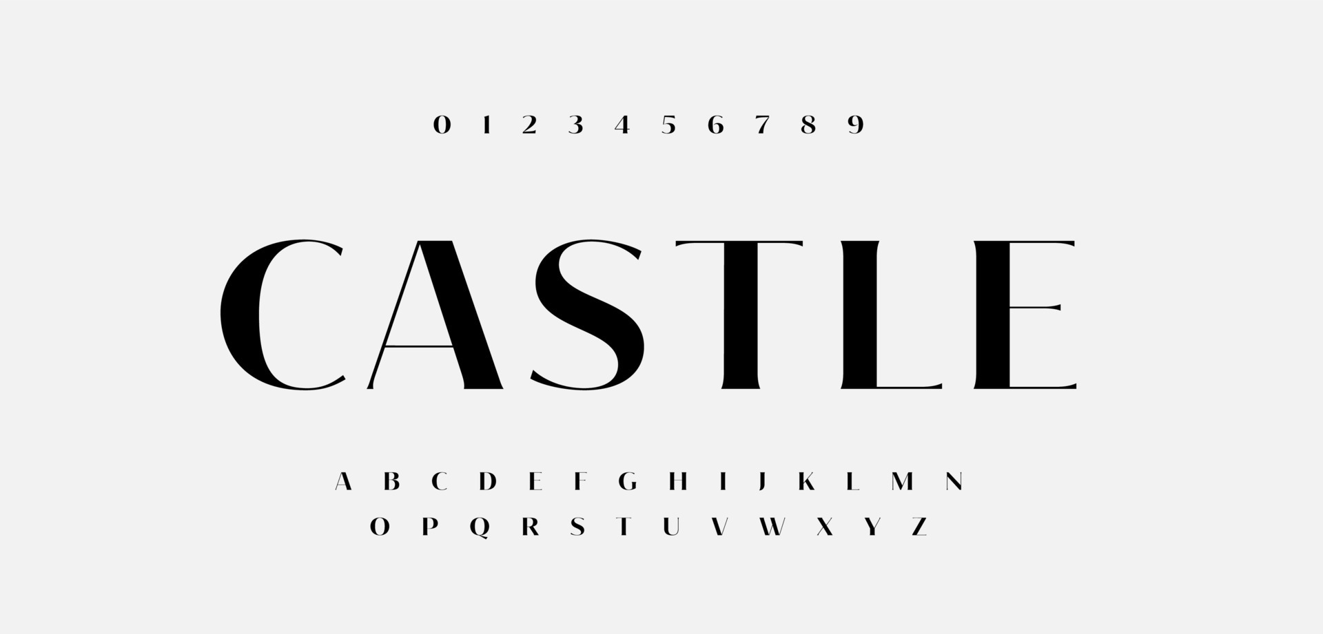 Elegant alphabet letters serif font and number.Typography Luxury fonts  uppercase and numbers. vector illustration 5027467 Vector Art at Vecteezy
