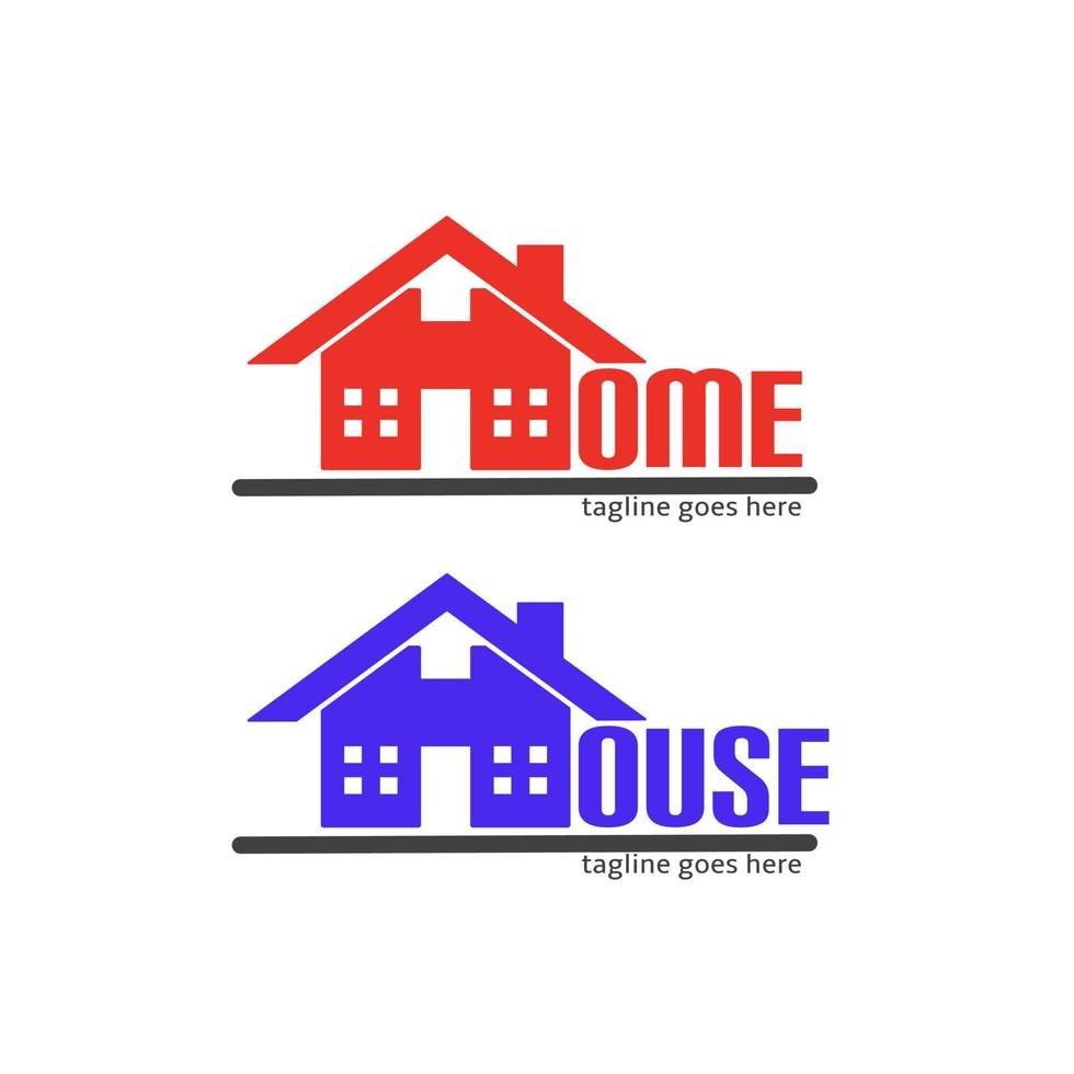 house logo design vector, with letter h bentuk shape vector